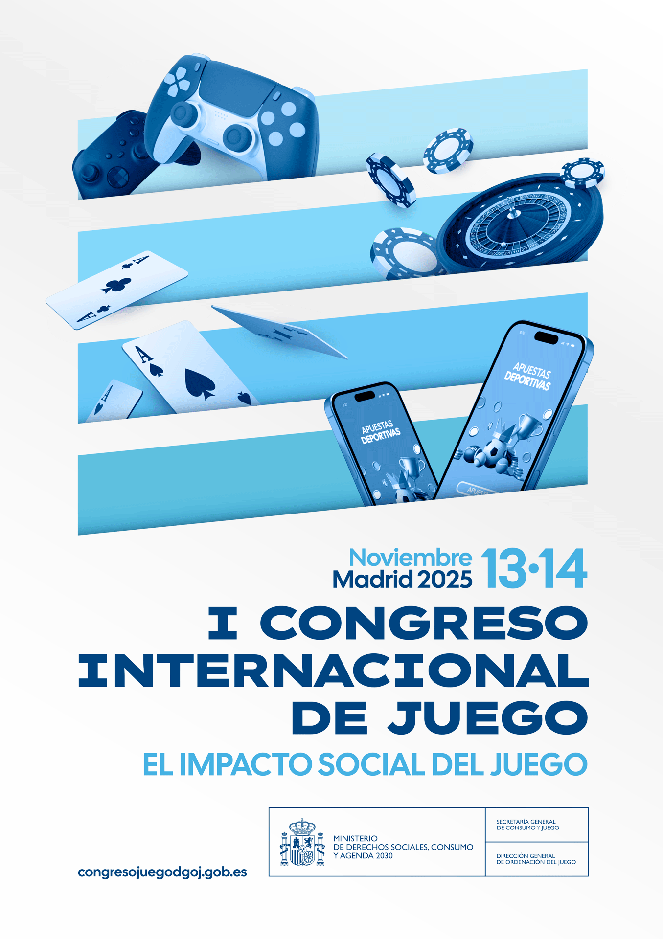 Cartel del I congreso internacional de juego 2025